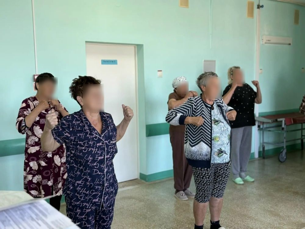 В Буздякской ЦРБ прошла зарядка в рамках акции, посвящённой Всемирному дню сердца