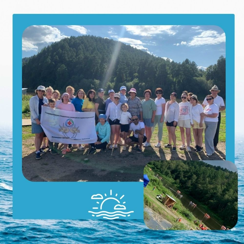 Сотрудники Буздякской ЦРБ отправились на сплав