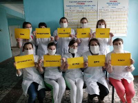 Коллектив сотрудников Буздякская ЦРБ присоединился к всемирному флешмобу